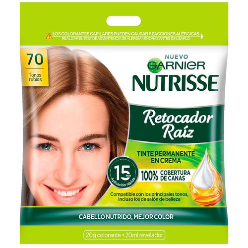 Coloración NUTRISSE retocador de raíz 7.0 20 g + 20 ml