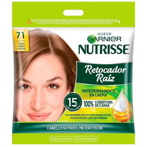 Coloración NUTRISSE retocador de raíz 7.1 20 g + 20 ml