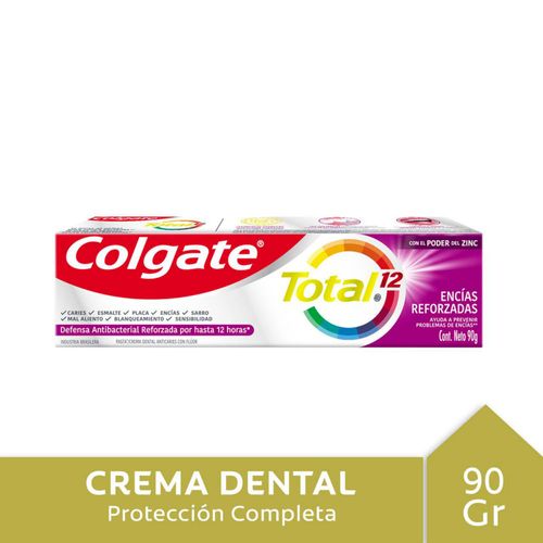 Crema dental COLGATE Total 12 encías reforzadas 90 g