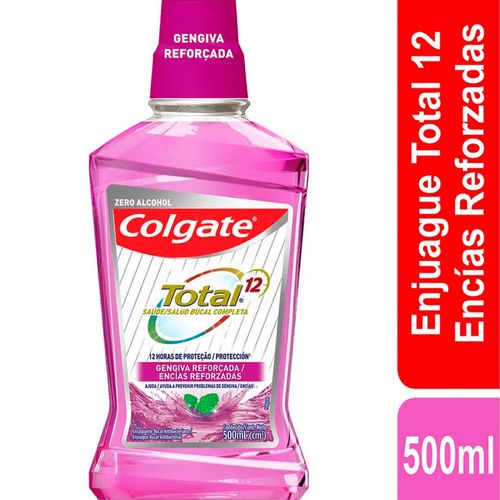 Enjuague bucal COLGATE Total 12 encías reforzadas 500 ml