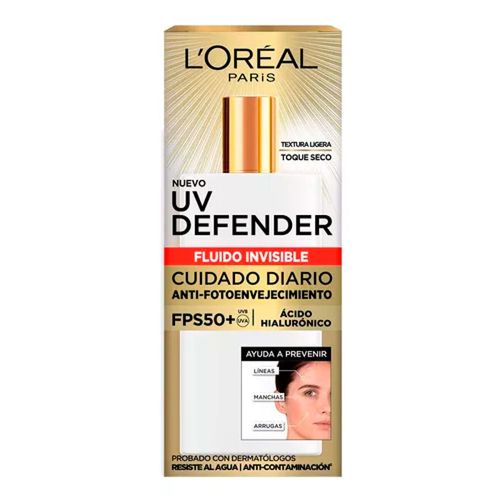 Protector solar facial UV Fluído Invisible LOREAL FPS 50 40 g