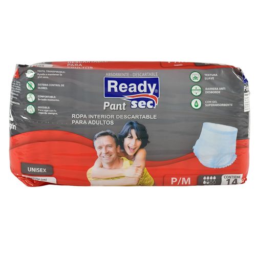 Pañal para adultos READYSEC P/M 14 un.