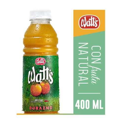 Jugo WATTS durazno 400 ml