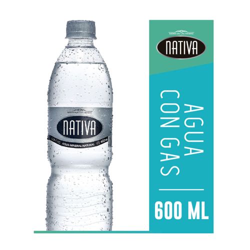 Agua NATIVA con gas 600 ml