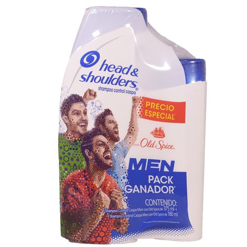 Pack HEAD & SHOULDERS Mundial shampoo 375 ml + shampoo 180 ml