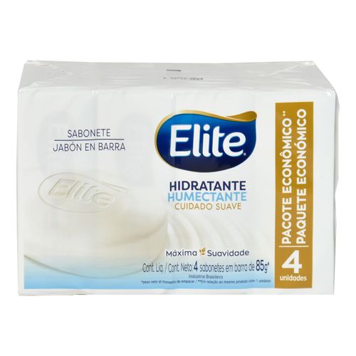 Pack x 4 Jabón de tocador ELITE Humectante 85 g