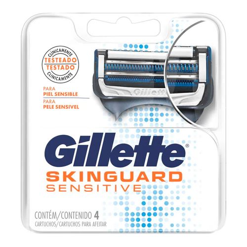 Repuesto GILLETTE Skinguard Senitive x4