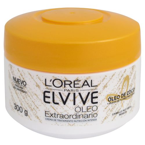 Crema de tratamiento ELVIVE oleo extraordinario nutrición profunda 300 g