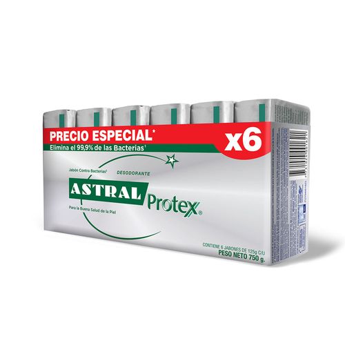 Pack 6x4 Jabón de Tocador ASTRAL Plata