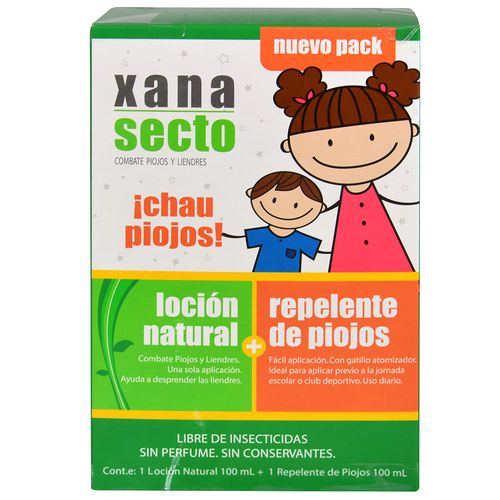 Loción natural Xanasecto 100 ml +repelente