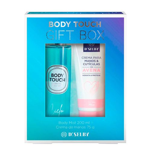 Estuche BODY TOUCH cielo 200 ml + crema para manos