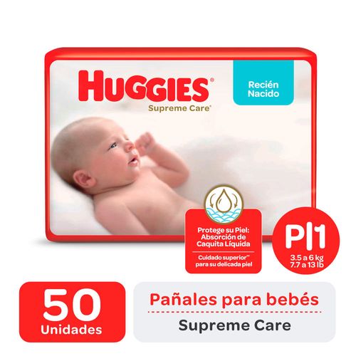 Pañal HUGGIES Supreme ahorro P 50 un.