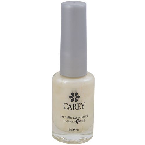 Esmalte de uñas CAREY N° 253 glamour blanco plata