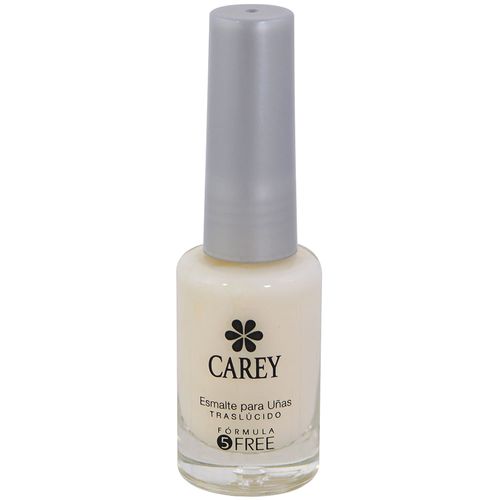 Esmalte de uñas CAREY N° 711 cremosos blanco transparente