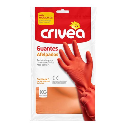 Guantes Afelpado CRIVEA Extra Grande Talle 9 ½