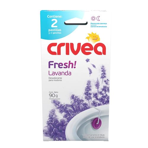 Desodorante inodoro doble CRIVEA fresh lavanda 100 g