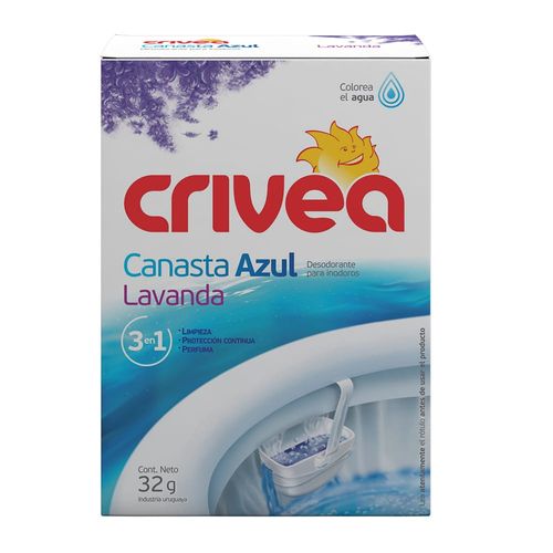 Desodorante inodoro CRIVEA canasta azul lavanda 38 g