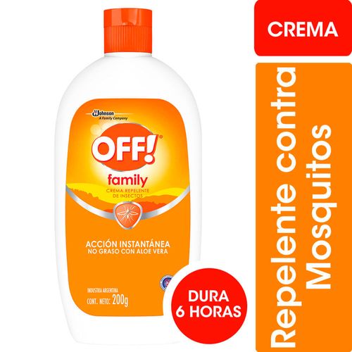 Repelente OFF skin crema 200 g