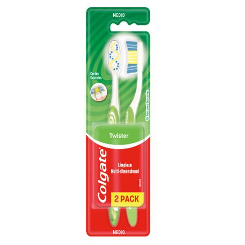 Cepillo dental COLGATE Twister 2x1