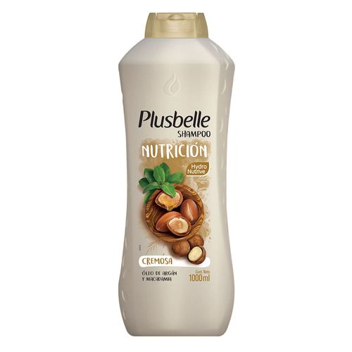 Shampoo Creme con Aceite de Palta Plusbelle 1 L