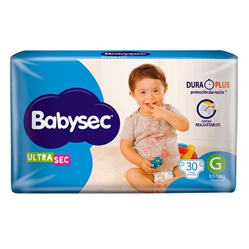 Pañal BABYSEC ultra mega G 30 un.