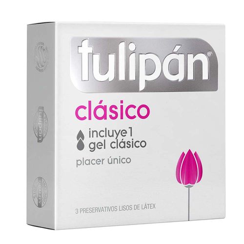 Preservativo TULIPÁN clásico 3 un.