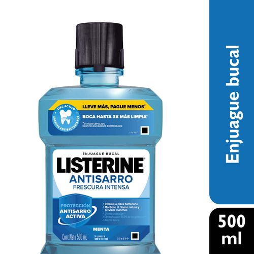 Enjuague Bucal Listerine Anti Sarro 500 ml