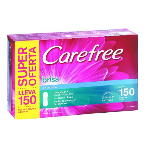 Protector Diario Carefree Brisa sin Perfume 150x120