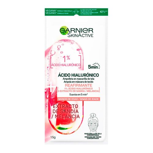 Mascara facial GARNIER 5 minutos watermelon