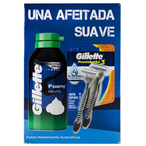 Pack GILLETTE espuma de afeitar Foamy + Prestobarba