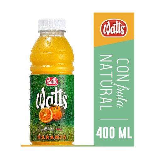 Jugo WATTS Naranja 400 ml