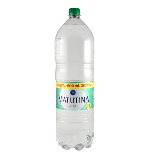 Agua MATUTINA sin gas 2,5 L