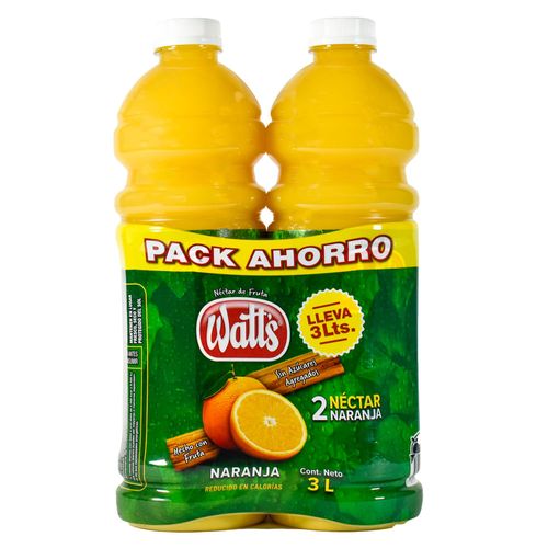 Pack Jugo WATTS Naranja 1.5 L x 2