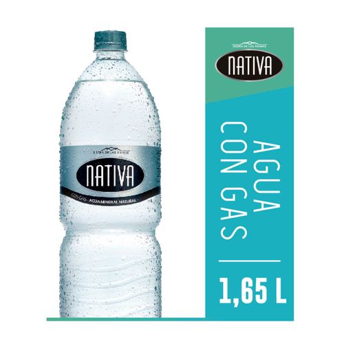 Agua NATIVA con gas 1.65 L