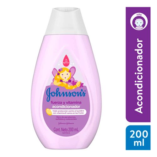 Acondicionador JOHNSON'S fuerza y vitalidad 200 ml