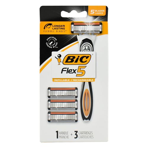 Afeitadora BIC Flex 5 hojas + 3 repuestos