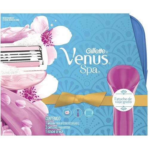 Necessaire GILLETTE venus spa rezor + 3 repuestos