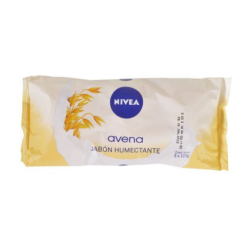 Pack x 3 Jabón de tocador NIVEA avena 375 g