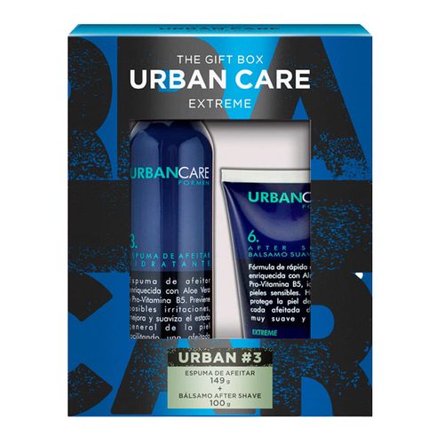 Estuche URBAN CARE espuma de afeitar 149 g + bálsamo after shave 100 g