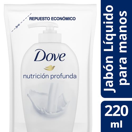 Jabón Líquido DOVE Beauty Crem Repuesto 220 ml