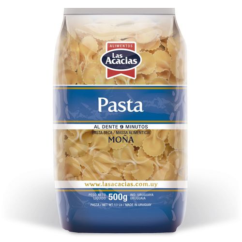 Fideos LAS ACACIAS Moñas 500 g