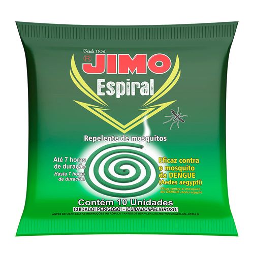 Espirales Jimo Repelente Mosquitos 10 un.