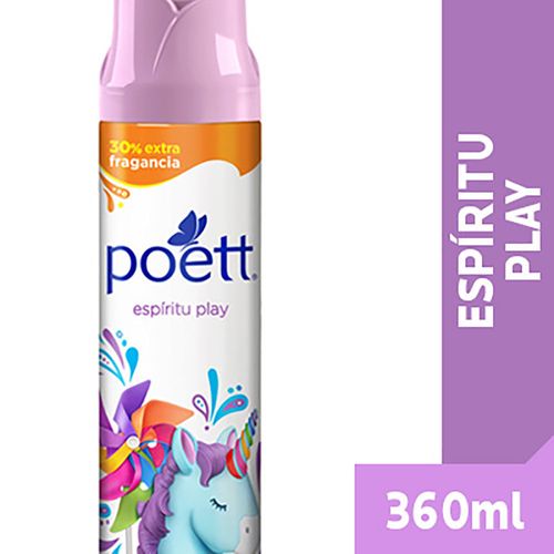 Desodorante ambiente POETT espíritu play 360 ml