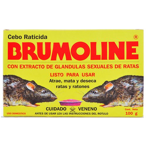 Raticida cebo BRUMOLINE 100 g