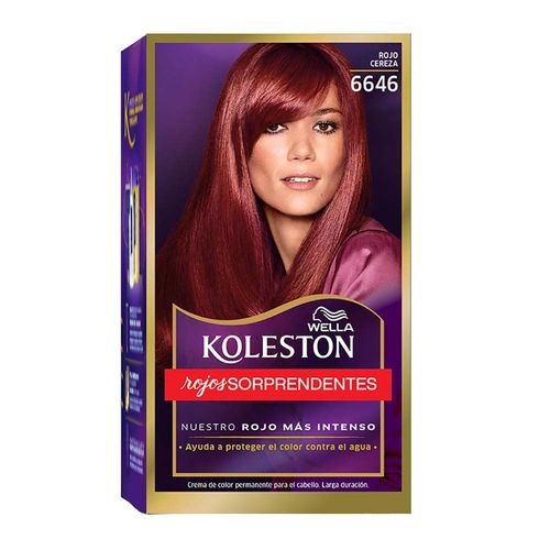 Coloración KOLESTON Wella Kit Rojo Cereza 6646