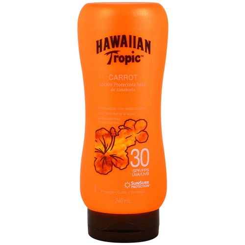 Loción protectora de zanahoria Hawaiian Tropic fps30 240 ml