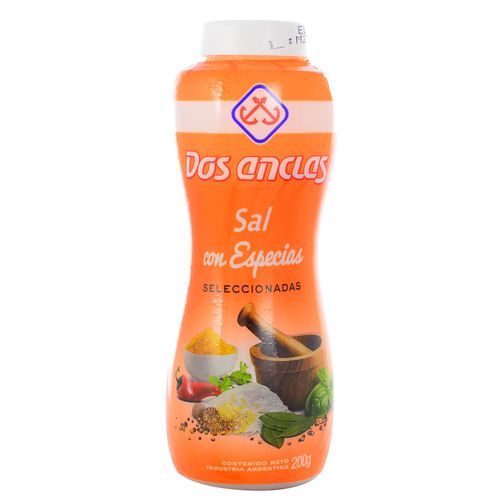 Sal con especias DOS ANCLAS 200 g