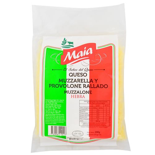 Queso muzzalone MAIA rallado hebra 200 g