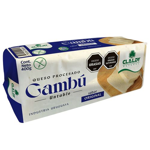 Queso Untar Natural Gambu CLALDY 400 g