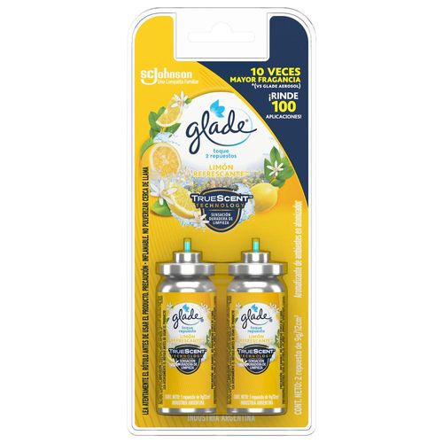 Desodorante de ambiente GLADE Toque twin limon repuesto